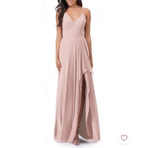 Azazie Maxi Dress - Dusty Rose